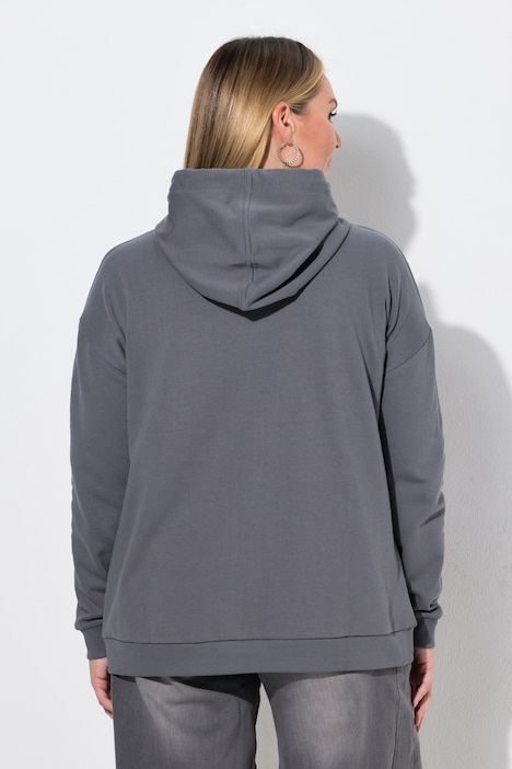 Hoodie, Boxy Fit, Kapuze, Schriftzug