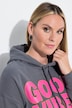 Hoodie, Boxy Fit, Kapuze, Schriftzug