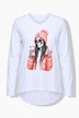 Langarmshirt, A-Linie, Lady Totenkopf Motiv