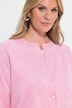 Veloursjacke, gerade Passform, offene Kanten