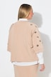 Sweatshirt, Boxy Fit, Blüten-Stickereien auf den Ärmeln