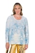 Langarmshirt, A-Linie, Schneeflocken-Muster