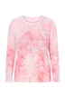 Langarmshirt, A-Linie, Schneeflocken-Muster