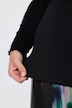 Langarmshirt, Slim Fit, Rippjersey, Wellenkanten