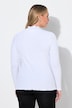Langarmshirt, Slim Fit, Rippjersey, Wellenkanten