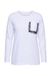 Langarmshirt, Komfort Fit, Brusttasche mit Spitze