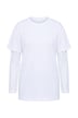 Langarmshirt, Boxy Fit, Langarm aus Spitze