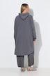 Hoodie, oversized, Smileys und Schriftzug, Kapuze