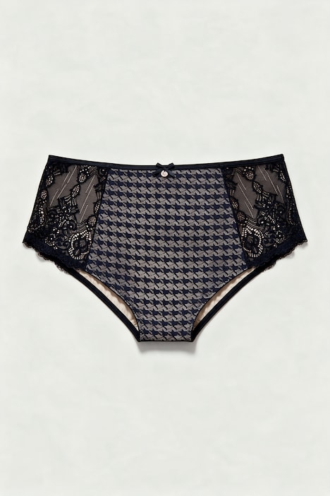 TruYou String-Panty, Spitze, Hahnentritt-Muster, Mikrofaser