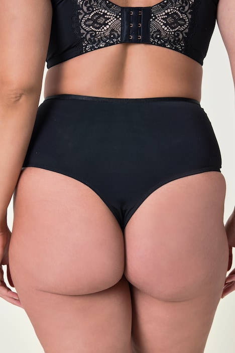 TruYou String-Panty, Spitze, Hahnentritt-Muster, Mikrofaser