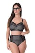 TruYou String-Panty, Spitze, Hahnentritt-Muster, Mikrofaser