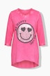 T-shirt met lange mouwen, A-lijn, smiley met pailletten