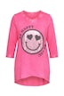 Langarmshirt, A-Linie, Smiley mit Pailletten