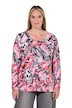 Langarmshirt, Komfort Fit, Muster, Glitzersteinchen