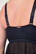 TruYou Babydoll, Mesh, Bügel, Softschalen mit Hahnentrittmuster