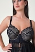TruYou Babydoll, Mesh, Bügel, Softschalen mit Hahnentrittmuster