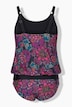 Tankini, gemustert, Träger verstellbar, recycelt