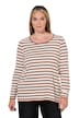 Langarmshirt, A-Linie, Ringeljersey