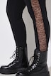 Legging, strakke pasvorm, kanten inzetstuk