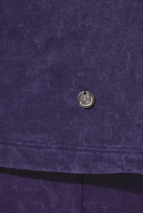Sweatjacke, A-Linie, Glitzersternchen, Kapuze