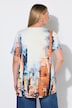T-shirt, A-lijn, skyline, glittersteentjes