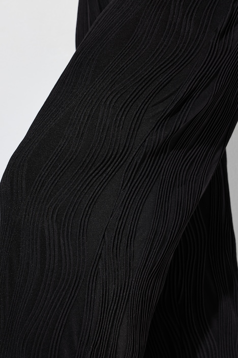 Jerseyhose, weites, gerades Bein, Struktur, Elastikbund