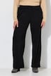 Jerseyhose, weites, gerades Bein, Struktur, Elastikbund