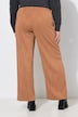 Jerseyhose, weites, gerades Bein, Struktur, Elastikbund