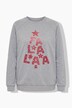 Sweatshirt, Boxy Fit, glitzerndes Weihnachts-Motiv