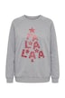 Sweatshirt, Boxy Fit, glitzerndes Weihnachts-Motiv
