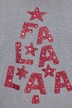 Sweatshirt, Boxy Fit, glitzerndes Weihnachts-Motiv