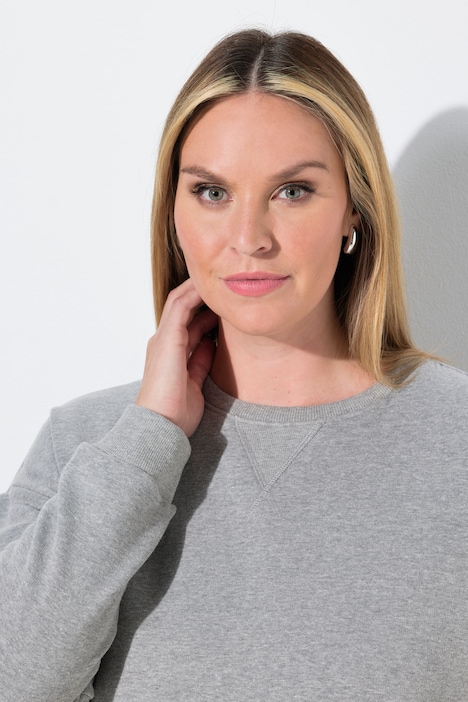Sweatshirt, Boxy Fit, Knoten-Detail am Saum