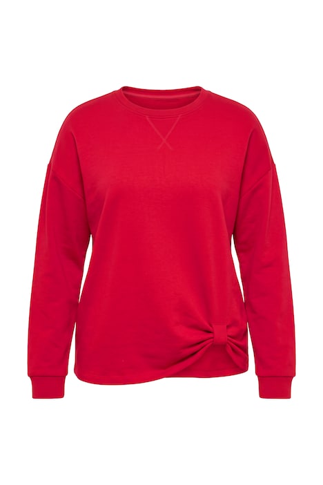 Sweatshirt, Boxy Fit, Knoten-Detail am Saum