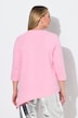 T-Shirt, A-Linie, Glitzer-Sterne, Zipfelsaum