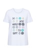 T-Shirt, Komfort Fit, Smileys, farbige Nähte
