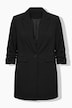 Long-Blazer, Komfort Fit, 3/4-Ärmel mit gerafftem Abschluss