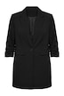 Long-Blazer, Komfort Fit, 3/4-Ärmel mit gerafftem Abschluss