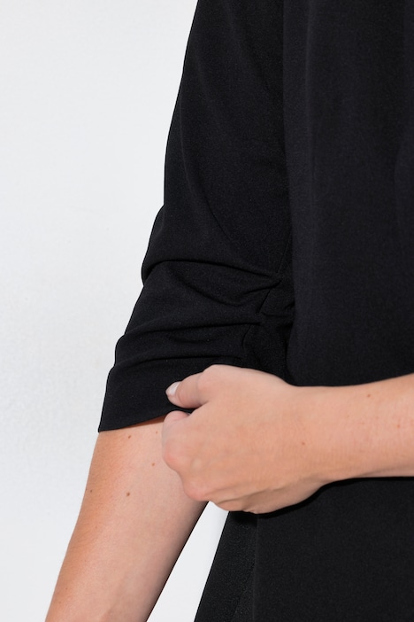 Long-Blazer, Komfort Fit, 3/4-Ärmel mit gerafftem Abschluss