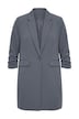 Long-Blazer, Komfort Fit, 3/4-Ärmel mit gerafftem Abschluss
