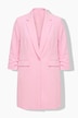 Long-Blazer, Komfort Fit, 3/4-Ärmel mit gerafftem Abschluss