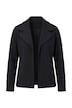 Biker-Sweatjacke, Komfort Fit, offene Form, Reverskragen