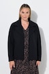 Biker-Sweatjacke, Komfort Fit, offene Form, Reverskragen