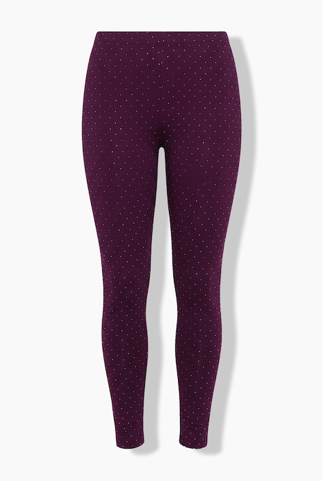 Thermo-Leggings mit Glitzersteinchen