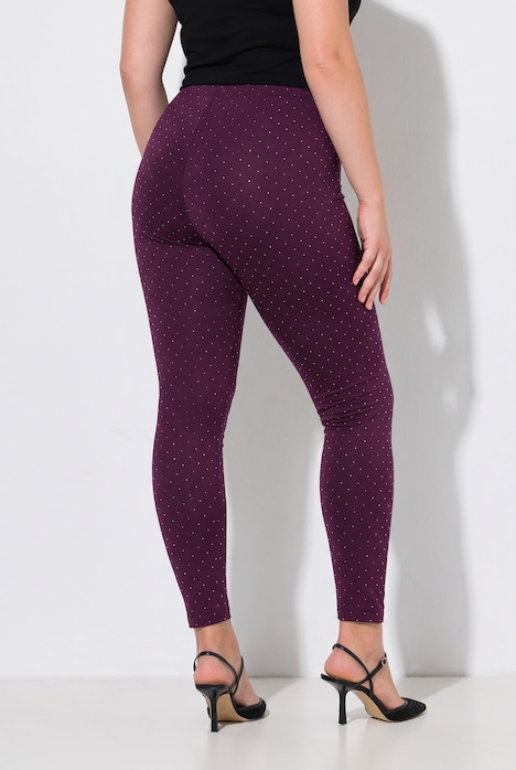 Thermo-Leggings mit Glitzersteinchen