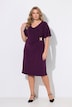 Jerseykleid, Slim Shape, Drapierung mit Metallicspange