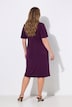 Jerseykleid, Slim Shape, Drapierung mit Metallicspange