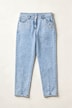 Boyfriend-Jeans, Boyfriend-Fit, Zierperlen, 5-Pocket