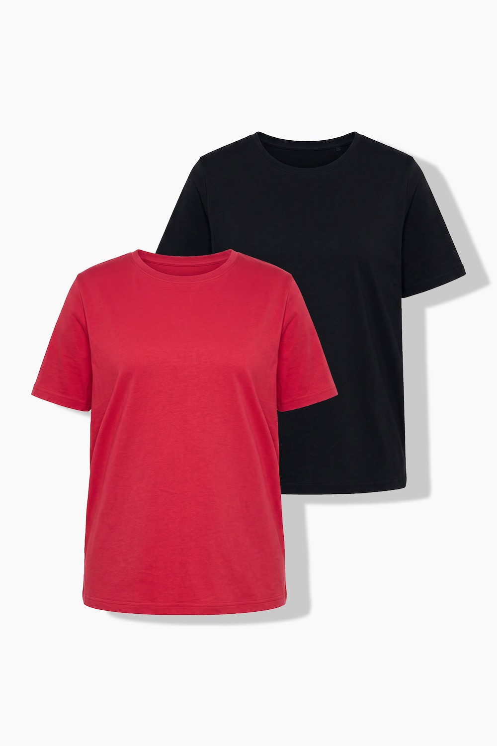 T-Shirts, 2er-Pack, Regular Fit, Halbarm