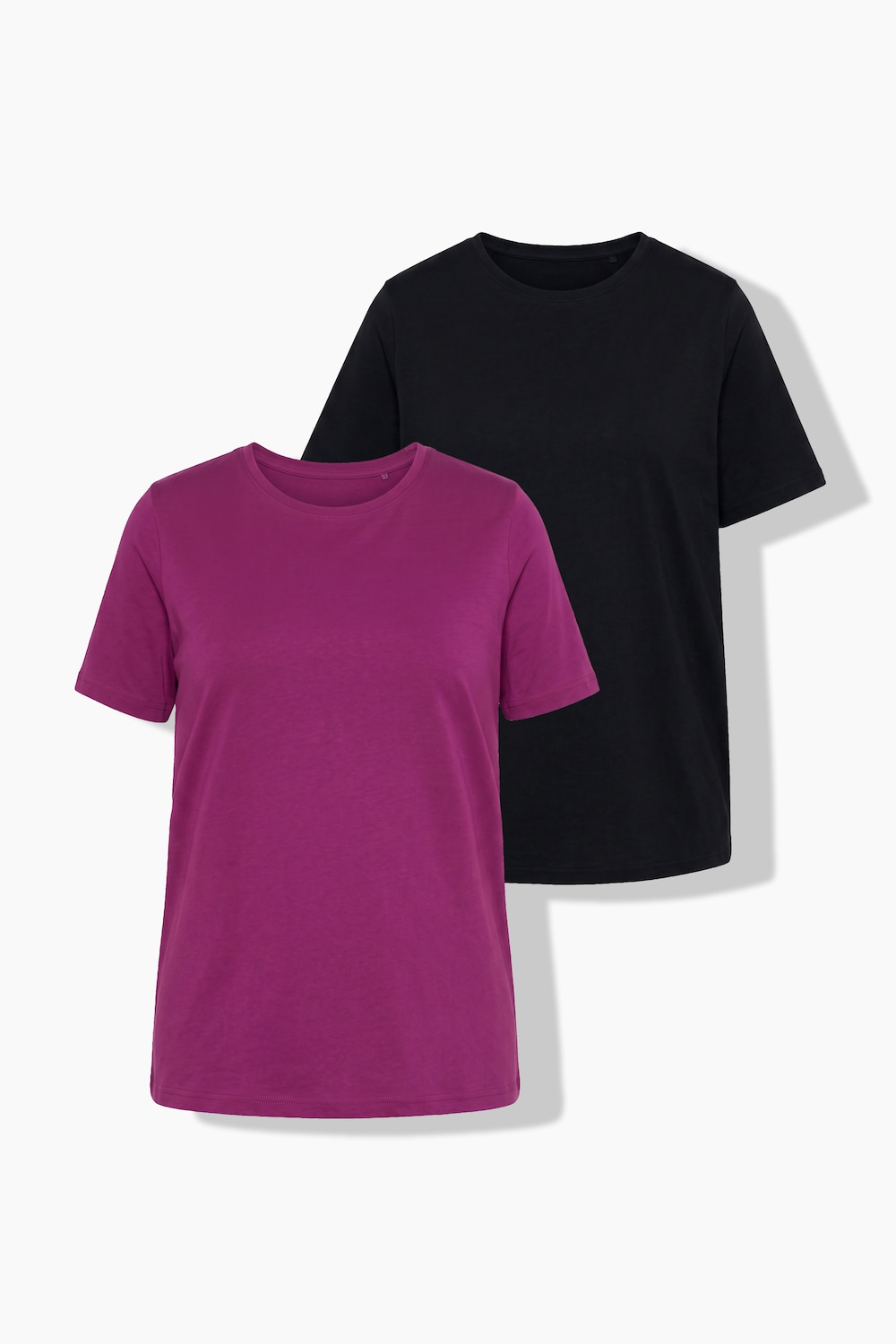 T-Shirts, 2er-Pack, Regular Fit, Halbarm