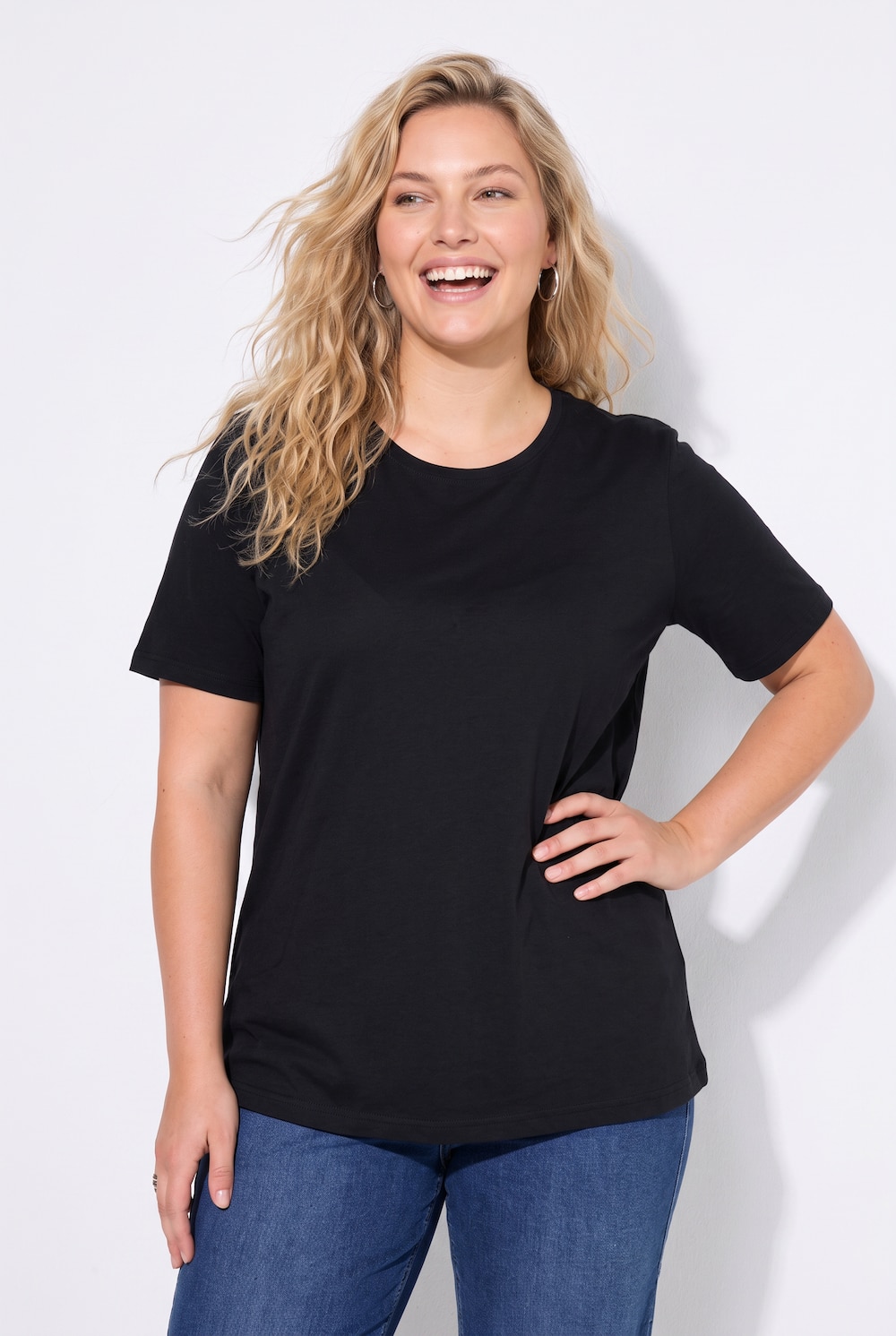 T-Shirt, Regular Fit, Halbarm